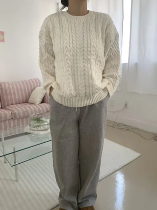 Daily Loose Fit Center Point Fleece-Lined Wide Training Pants