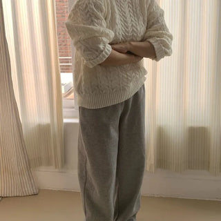 Daily Loose Fit Center Point Fleece-Lined Wide Training Pants