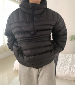 Volumi Hooded Oversized Short Padded Jacket