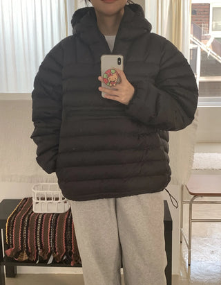 Volumi Hooded Oversized Short Padded Jacket