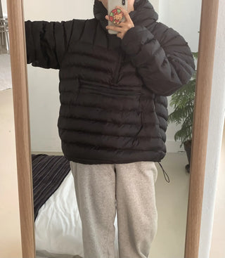 Volumi Hooded Oversized Short Padded Jacket
