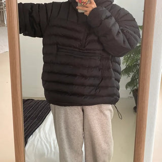 Volumi Hooded Oversized Short Padded Jacket