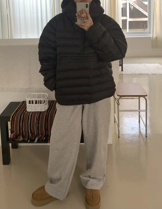 Volumi Hooded Oversized Short Padded Jacket