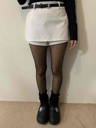 Classic Belt Detail Slim Fit Mini Skirt