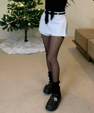 Classic Belt Detail Slim Fit Mini Skirt