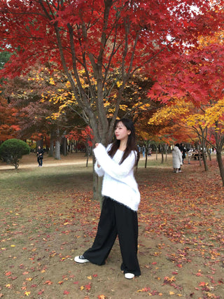 Unique Wide Skirt Slacks