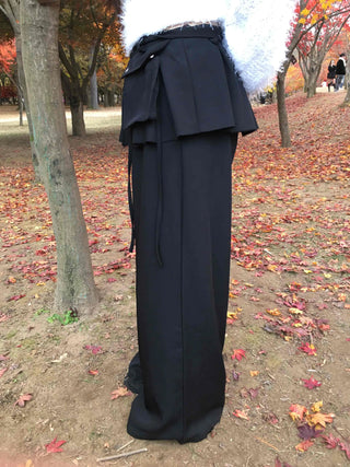 Unique Wide Skirt Slacks