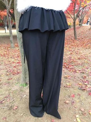 Unique Wide Skirt Slacks