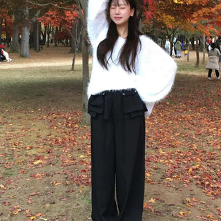 Unique Wide Skirt Slacks