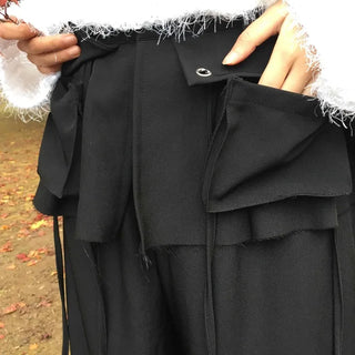 Unique Wide Skirt Slacks
