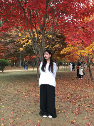 Unique Wide Skirt Slacks