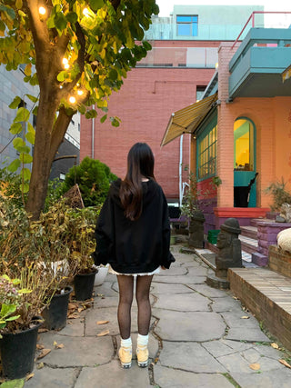Youth Studded Point Boxy Zip-Up Hoodie