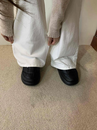Glam Slim Bootcut High-Waisted Long Pants