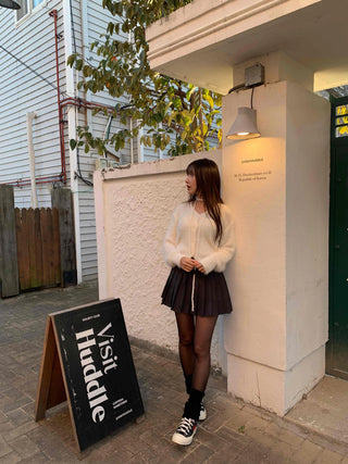 Angora Fudge Oversized Loose Cardigan