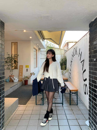 Angora Fudge Oversized Loose Cardigan