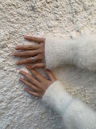 Angora Fudge Oversized Loose Cardigan