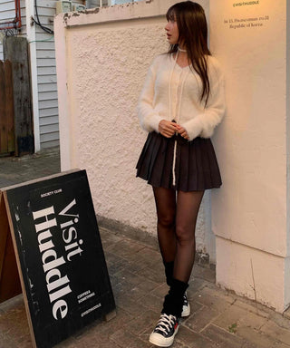 Angora Fudge Oversized Loose Cardigan