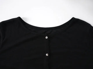 Nuro Delicate Fit Heathered Basic Cardigan