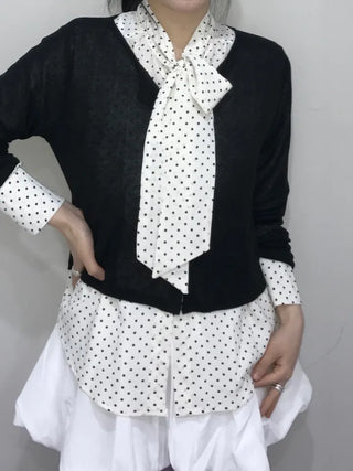 Nuro Delicate Fit Heathered Basic Cardigan