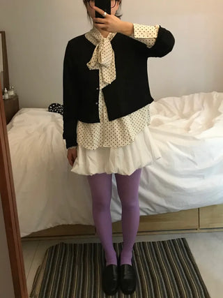Nuro Delicate Fit Heathered Basic Cardigan