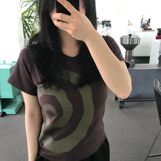 Rapio Unique Street Semi-Crop Short Sleeve T-shirt