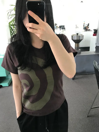 Rapio Unique Street Semi-Crop Short Sleeve T-shirt