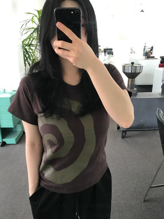 Rapio Unique Street Semi-Crop Short Sleeve T-shirt