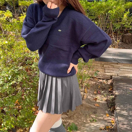 Asymmetrical Pleated Mini Skirt