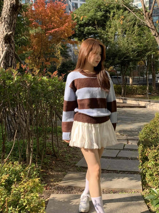 Frill Shirred Flare Elastic Mini Skirt