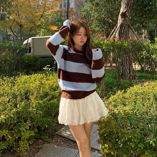 Frill Shirred Flare Elastic Mini Skirt
