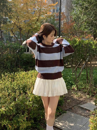 Frill Shirred Flare Elastic Mini Skirt