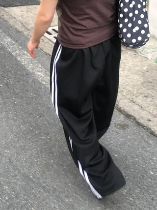Haro Two-Striped Track Wide Long Pants