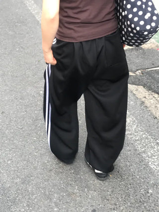 Haro Two-Striped Track Wide Long Pants