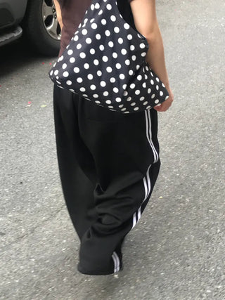 Haro Two-Striped Track Wide Long Pants