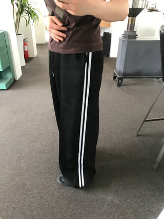 Haro Two-Striped Track Wide Long Pants