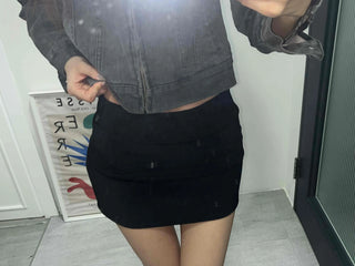 Daily Basic Cotton Crop Denim Jacket