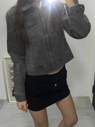 Basic Slim Fit H-Line Mini Skirt