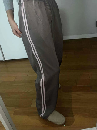 Loose Fit Elastic Waist Pocket Oversized Jogger Training Pants