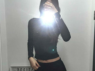 Vintage Embroidered Cropped Loose Fit Zip-Up Hoodie