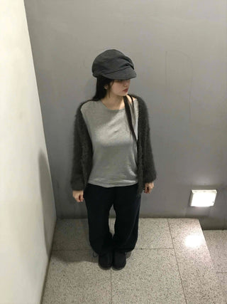 Chic Wide Neck Off-Shoulder Slim Fit Long Sleeve T-Shirt