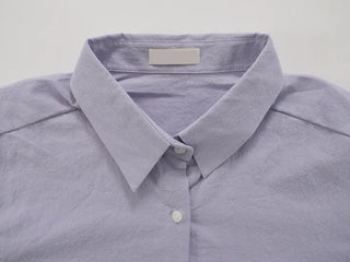 Jena Basic Cotton Long Sleeve Shirt