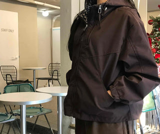 Utility Cargo Pocket Drawstring Zip-Up Jumper