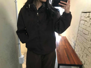 Utility Cargo Pocket Drawstring Zip-Up Jumper
