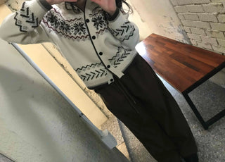 Loose Fit Elastic Waist Semi-Wide Jogger Pants