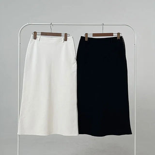 Slier cotton maxi long skirt