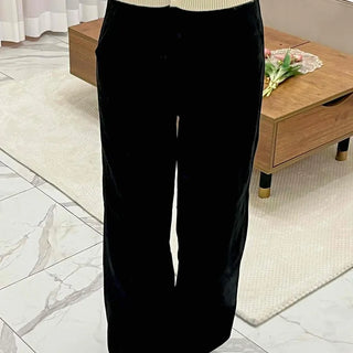 Velvet Touch Semi-Balloon Flare Brushed Long Pants