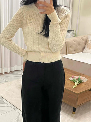 Velvet Touch Semi-Balloon Flare Brushed Long Pants