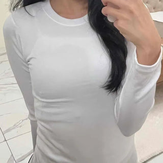 Daily Slim Fit Round Neck Long Sleeve T-shirt