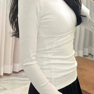 Daily Slim Fit Round Neck Long Sleeve T-shirt