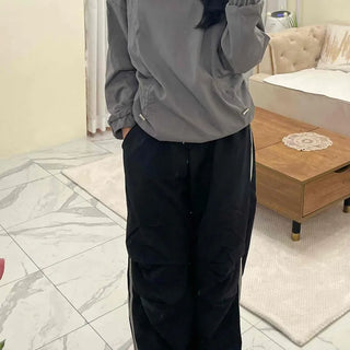 Parachute Track Banding String Wide Pants